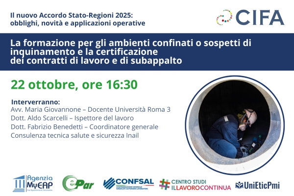 formazione ambienti confinati
